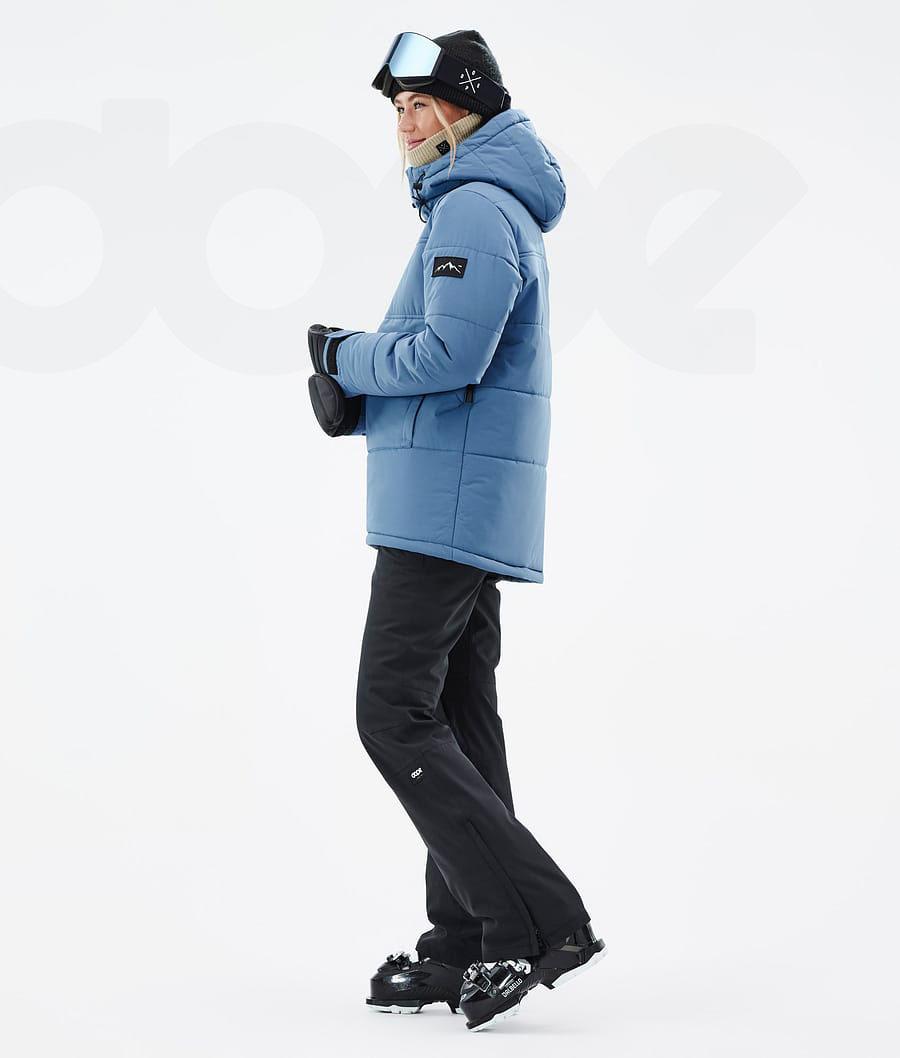 Dope Puffer W Ski-jassen Dames Blauw Grijs | NLIS3672