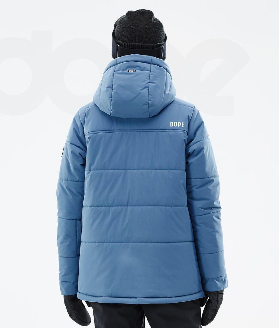 Dope Puffer W Ski-jassen Dames Blauw Grijs | NLIS3672