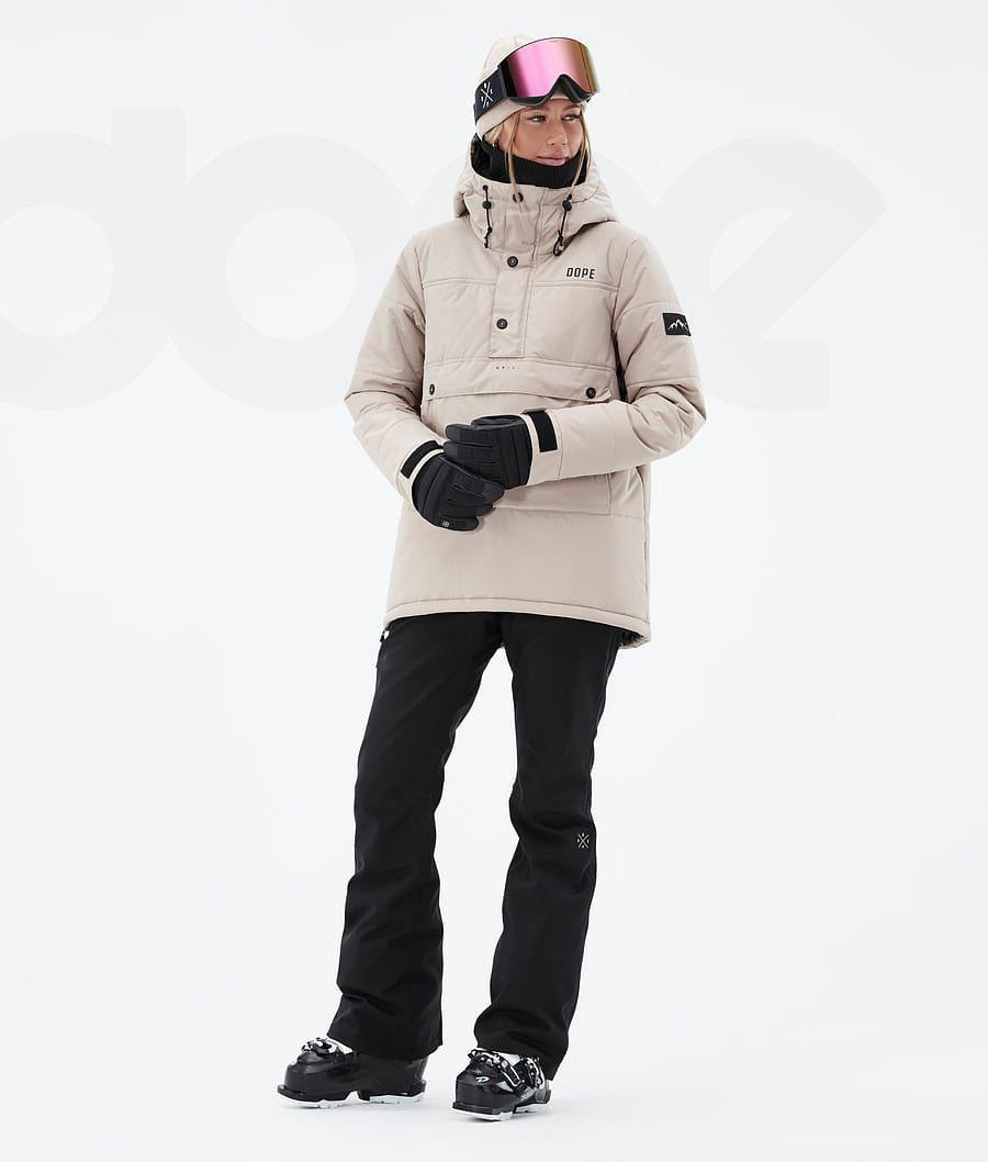 Dope Puffer W Ski-jassen Dames Bruin | NLOR3671