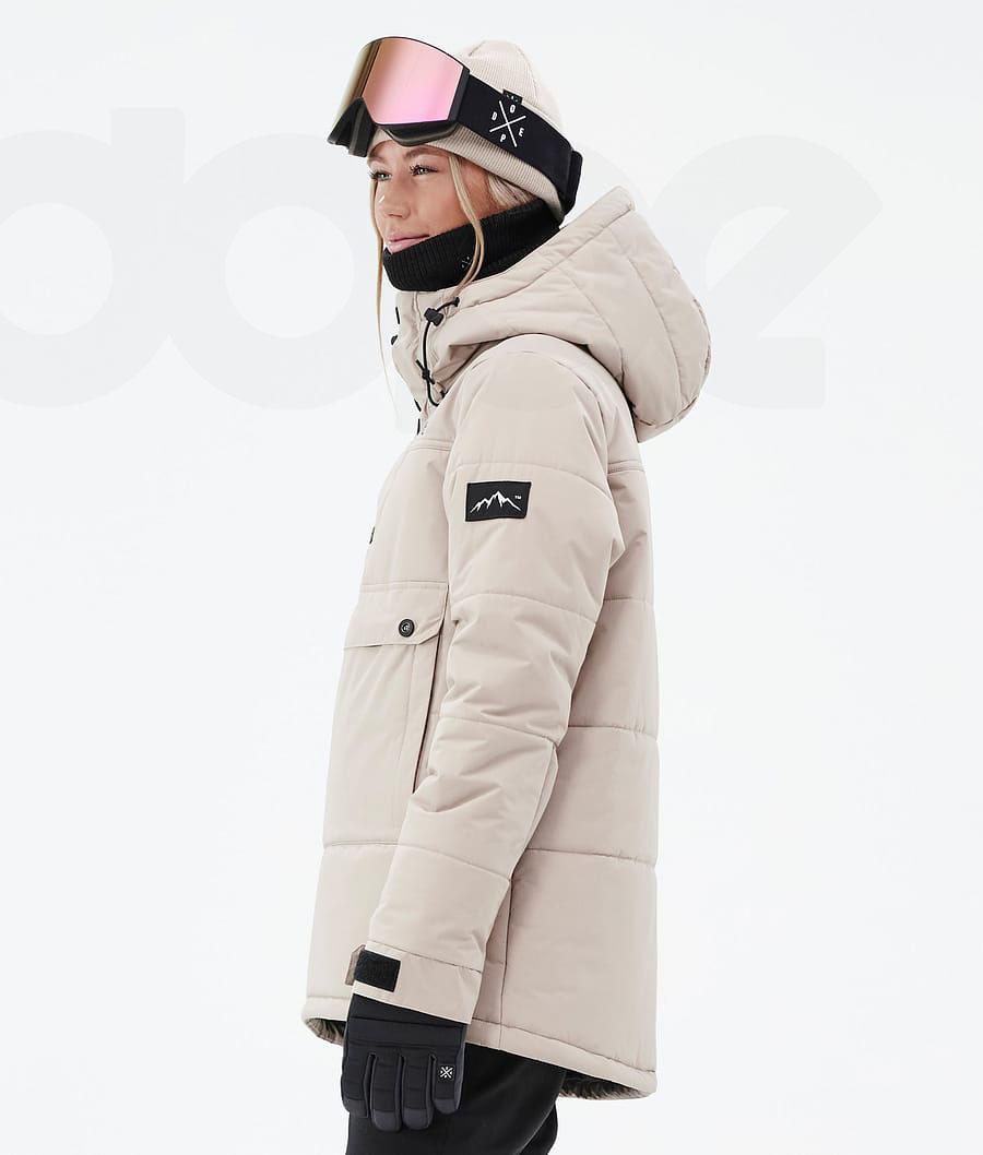 Dope Puffer W Ski-jassen Dames Bruin | NLOR3671