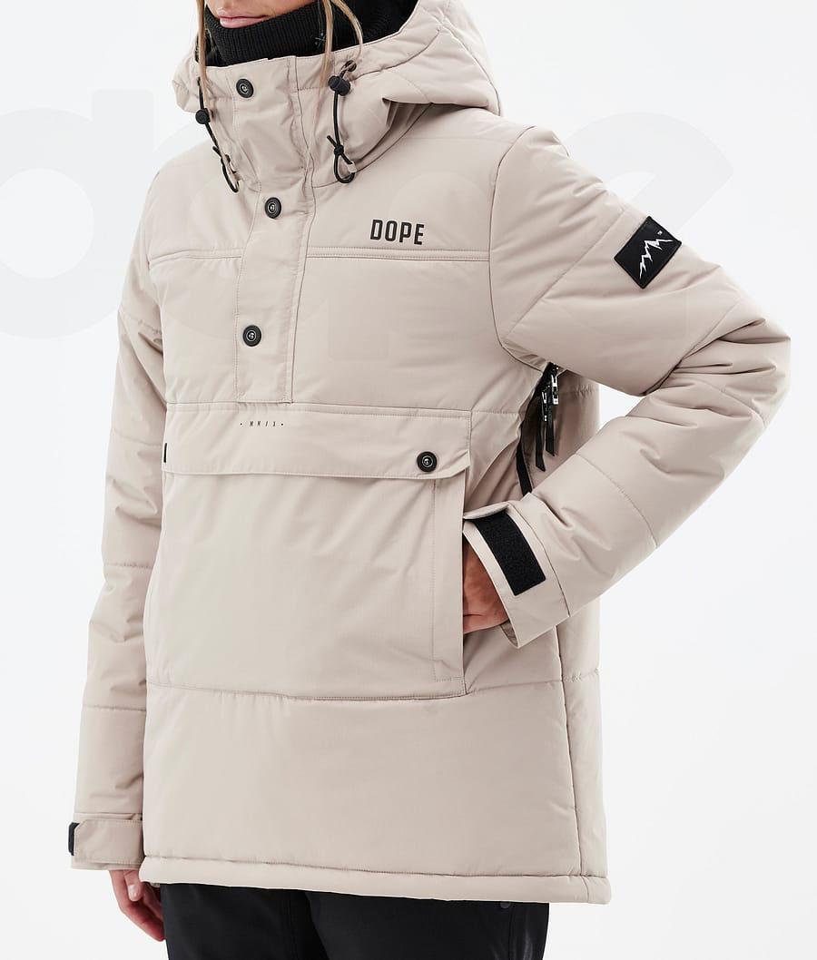 Dope Puffer W Ski-jassen Dames Bruin | NLOR3671