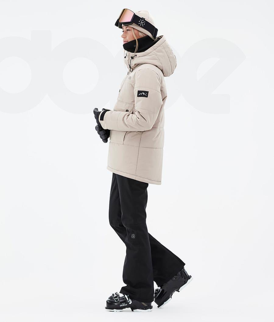 Dope Puffer W Ski-jassen Dames Bruin | NLOR3671