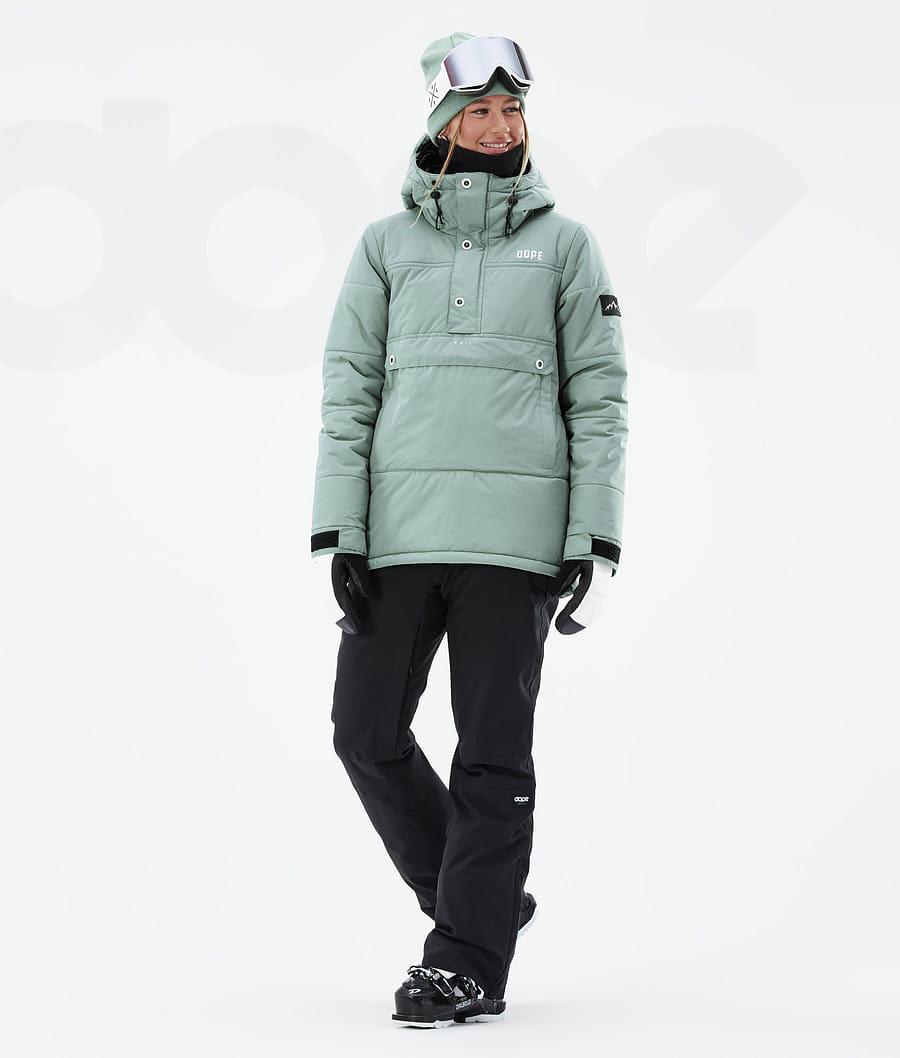 Dope Puffer W Ski-jassen Dames Groen | NLYU3674