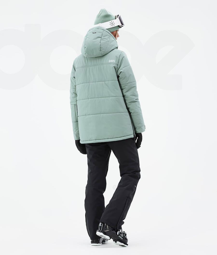 Dope Puffer W Ski-jassen Dames Groen | NLYU3674