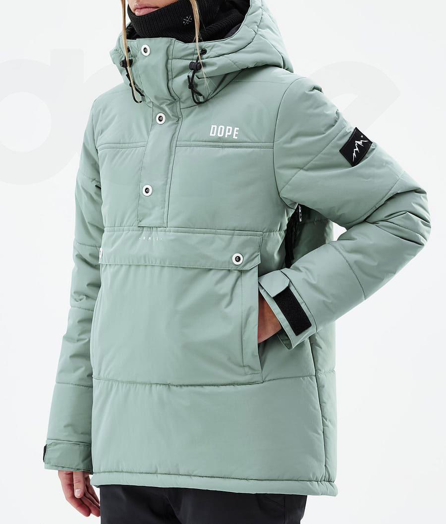 Dope Puffer W Ski-jassen Dames Groen | NLYU3674