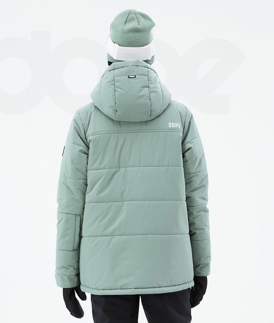 Dope Puffer W Ski-jassen Dames Groen | NLYU3674