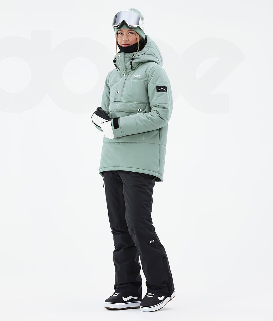 Dope Puffer W Snowboard Jassen Dames Groen | NLKI3505