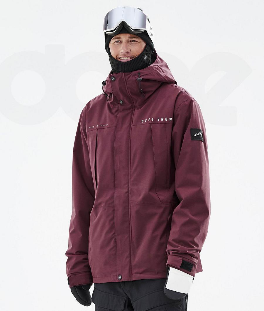 Dope Ranger Ski-jassen Heren Bordeaux | NLVD2944