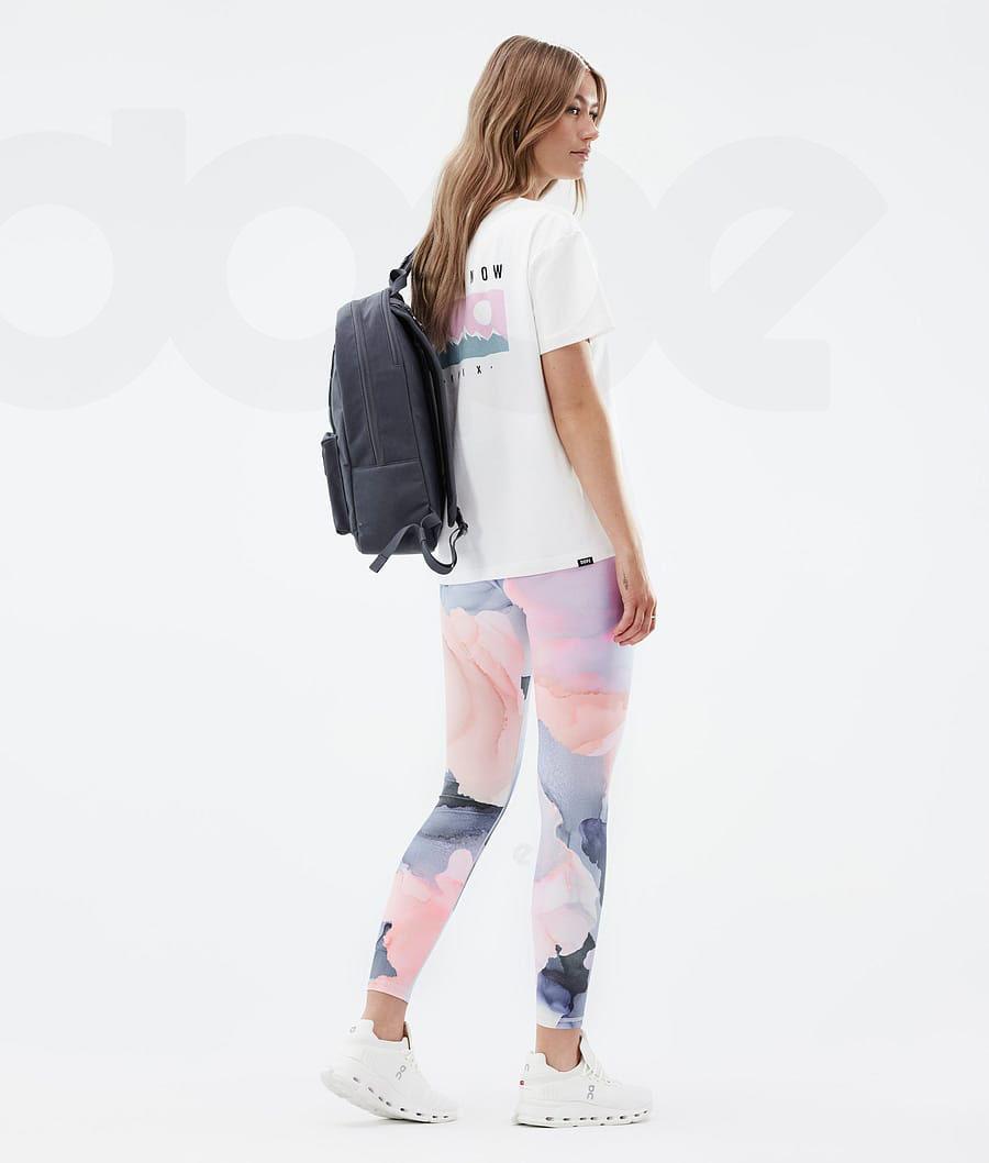 Dope Razor Blot Leggings Dames Roze Gekleurd | NLHK3820