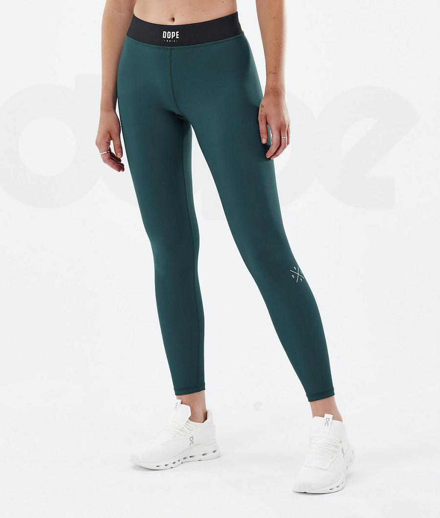 Dope Razor Leggings Dames Groen | NLBC3811