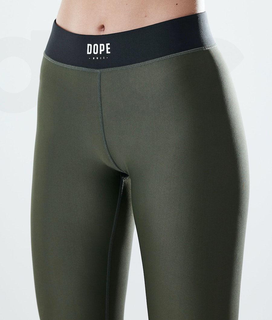 Dope Razor Leggings Dames Olijfgroen Groen | NLLH3816