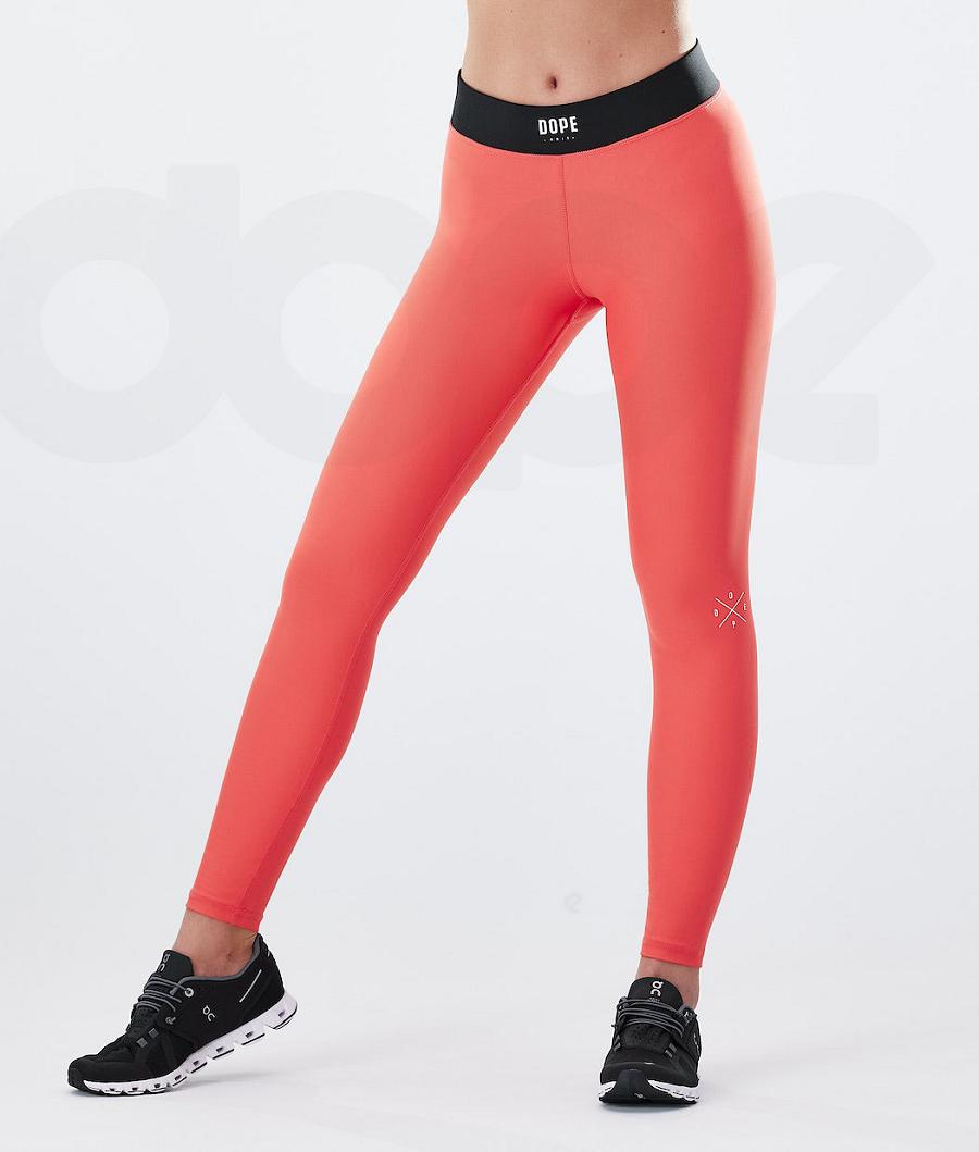 Dope Razor Leggings Dames Oranje | NLZG3815