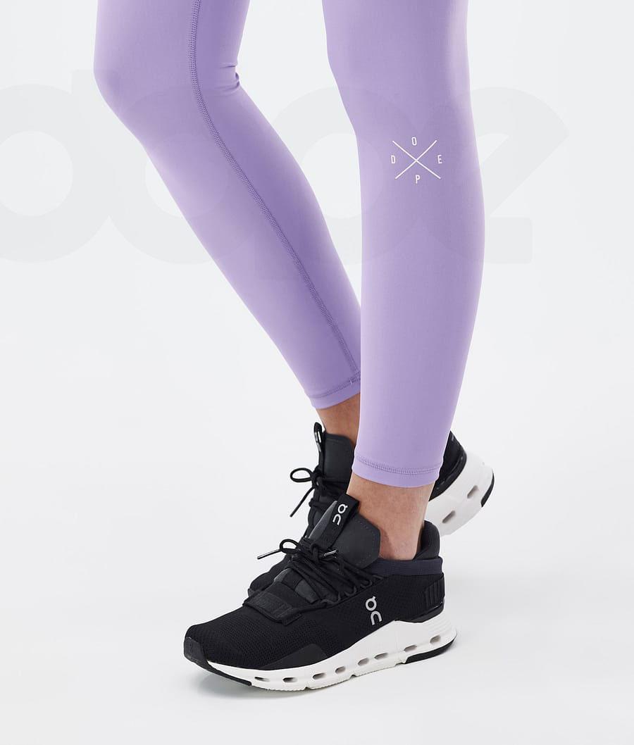 Dope Razor Leggings Dames Paars | NLVD3812