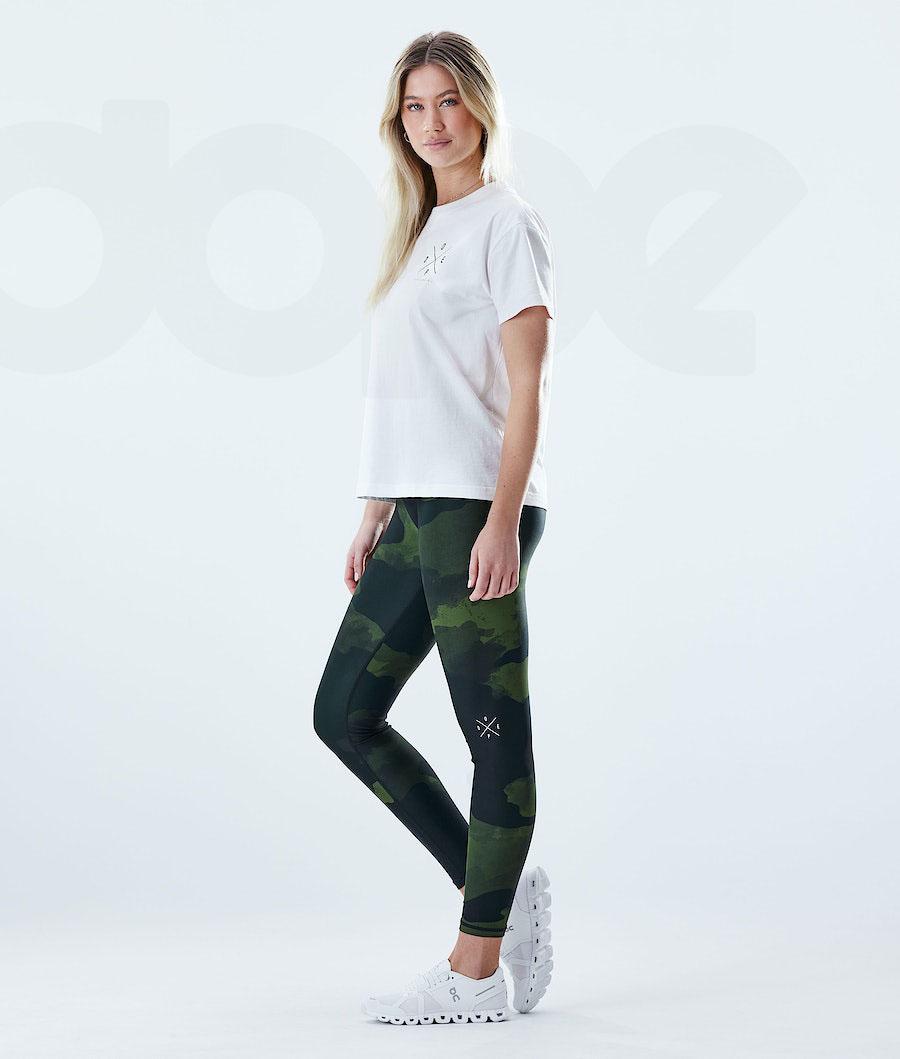 Dope Razor W Leggings Dames Groen Camo | NLSO3824