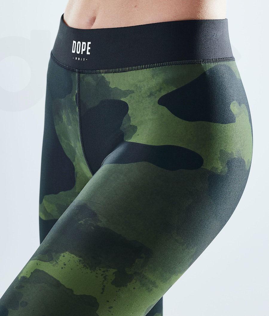 Dope Razor W Leggings Dames Groen Camo | NLSO3824