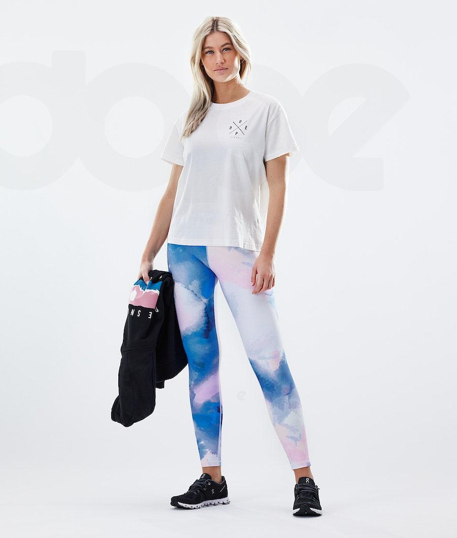 Dope Razor W Leggings Dames Wit Gekleurd | NLPQ3826