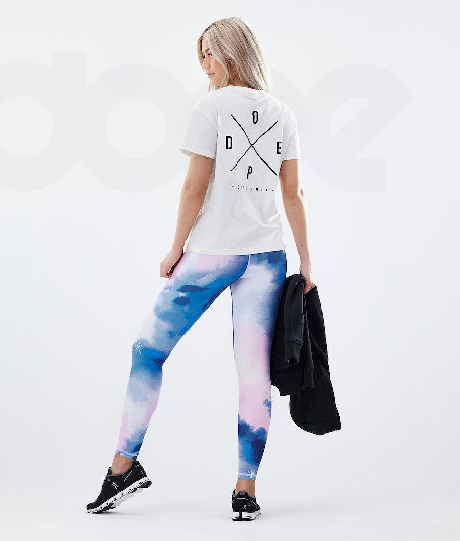 Dope Razor W Leggings Dames Wit Gekleurd | NLPQ3826