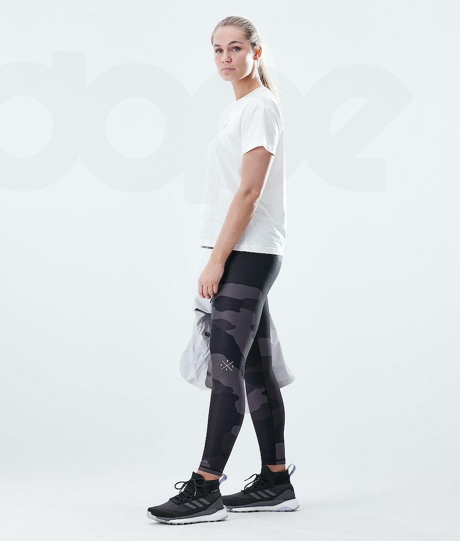 Dope Razor W Leggings Dames Zwart Camo | NLOR3827