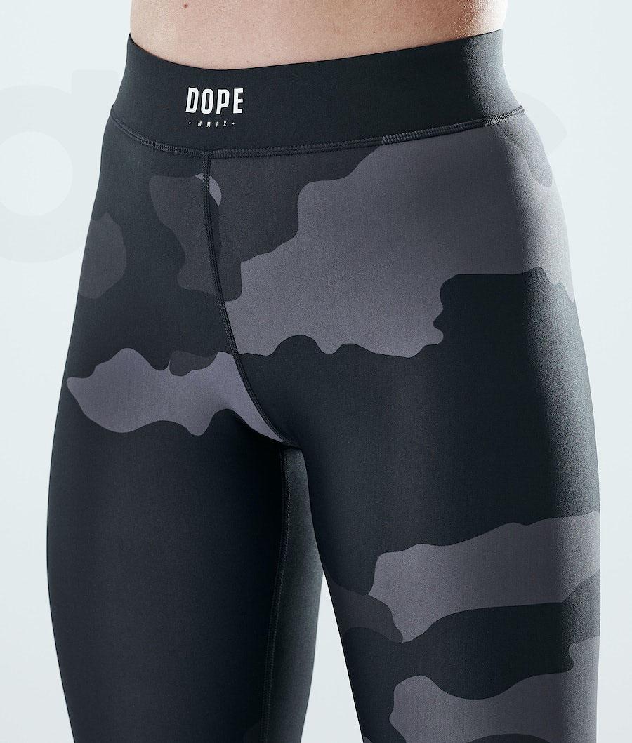 Dope Razor W Leggings Dames Zwart Camo | NLOR3827