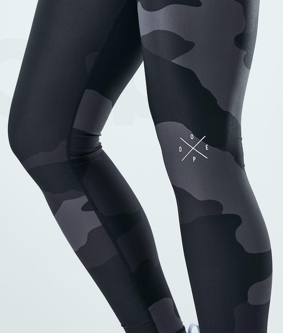 Dope Razor W Leggings Dames Zwart Camo | NLOR3827