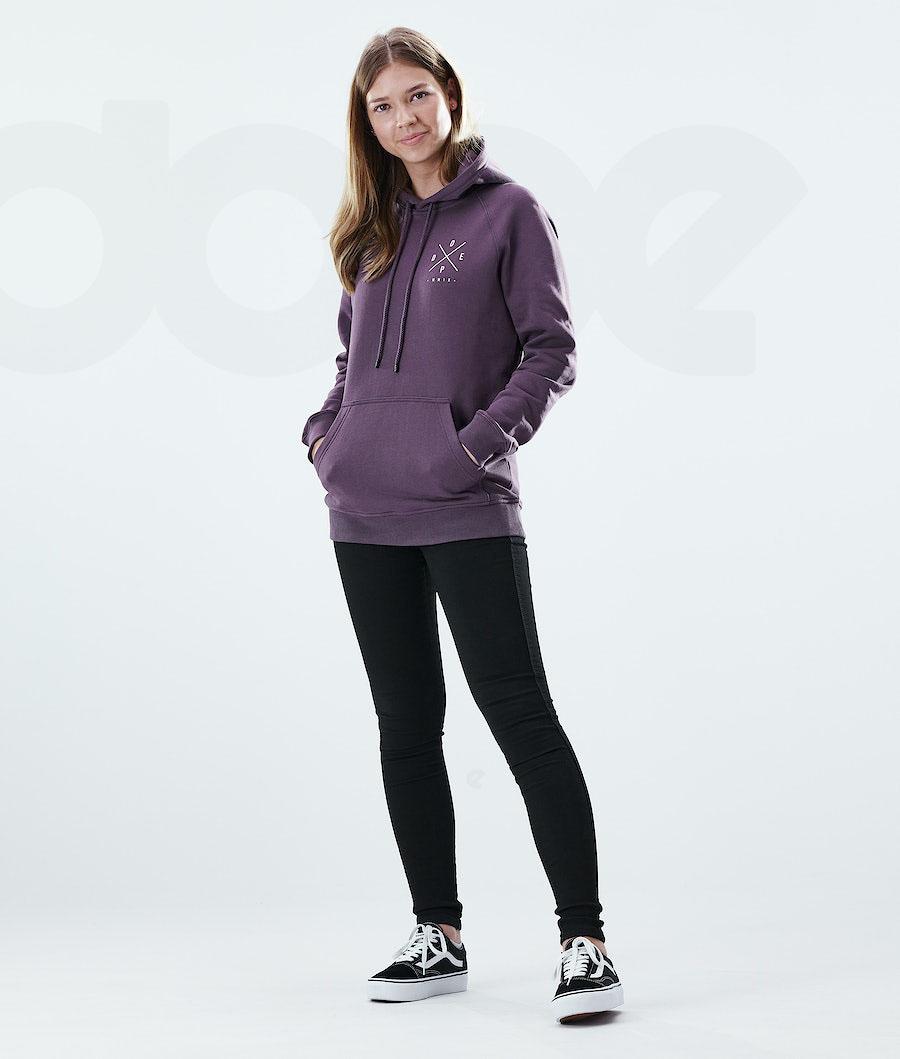 Dope Regular 2X-UP Hoodie Dames Paars | NLHK3845