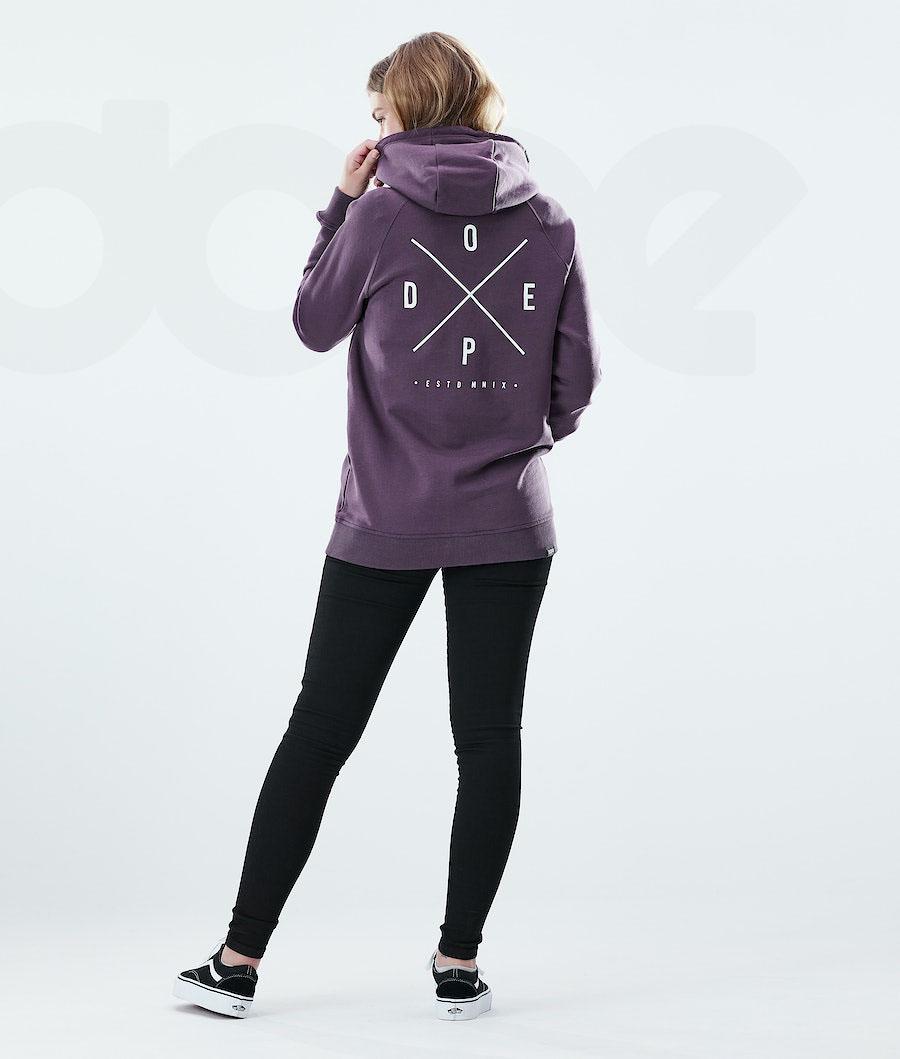 Dope Regular 2X-UP Hoodie Dames Paars | NLHK3845