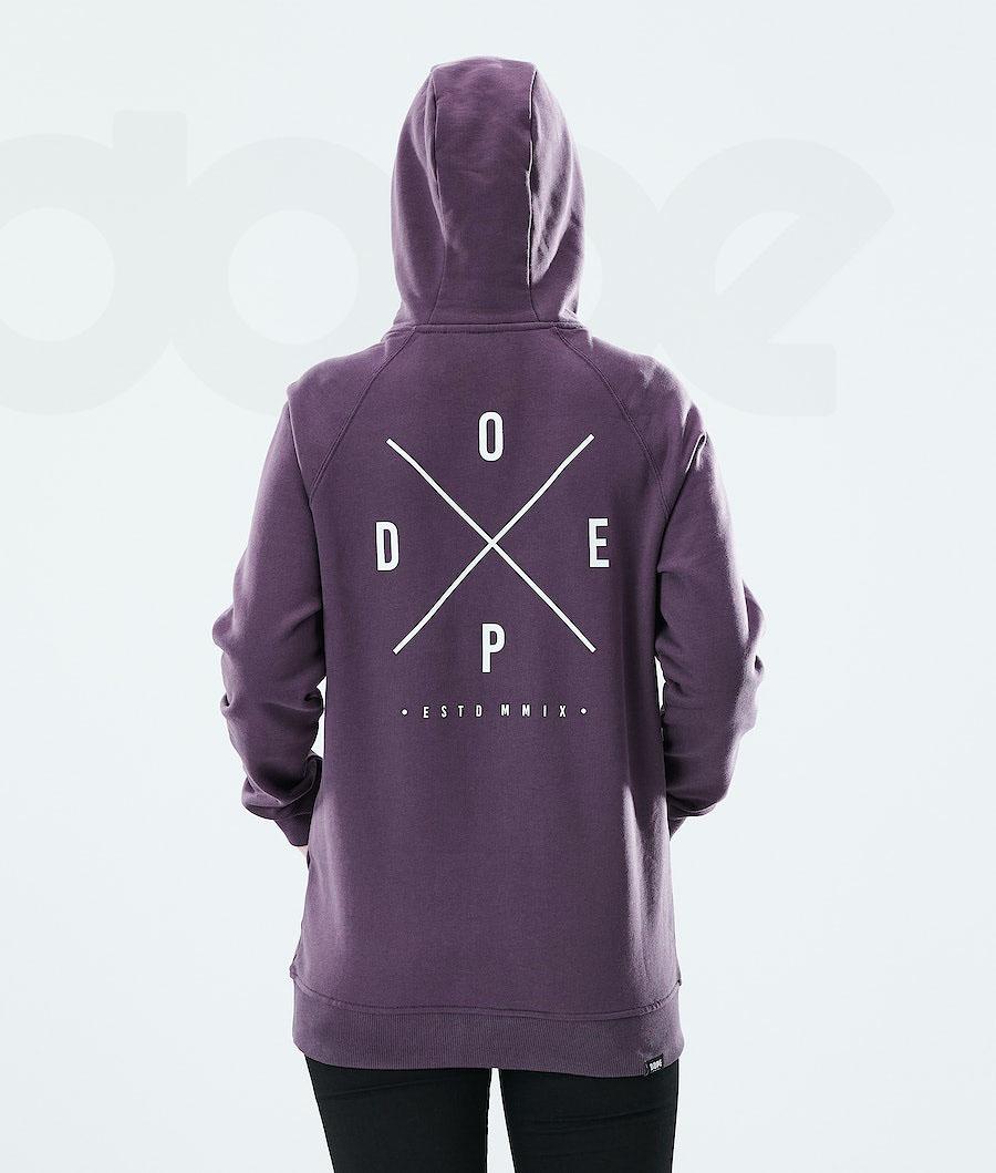 Dope Regular 2X-UP Hoodie Dames Paars | NLHK3845