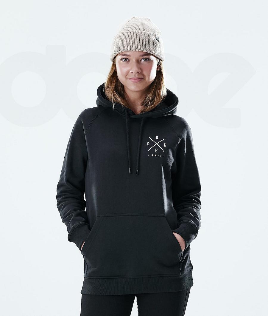 Dope Regular 2X-UP Hoodie Dames Zwart | NLFM3847