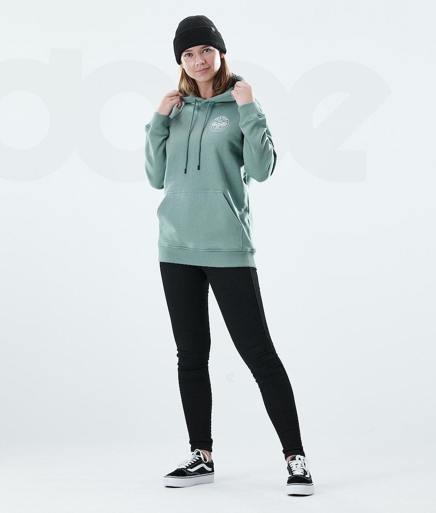 Dope Regular Beak Hoodie Dames Groen | NLDN3848