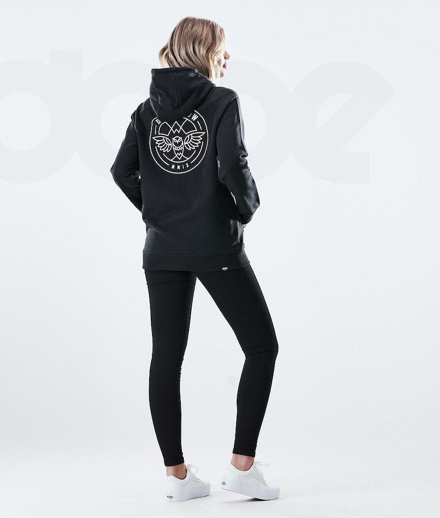 Dope Regular Beak Hoodie Dames Zwart | NLSO3849