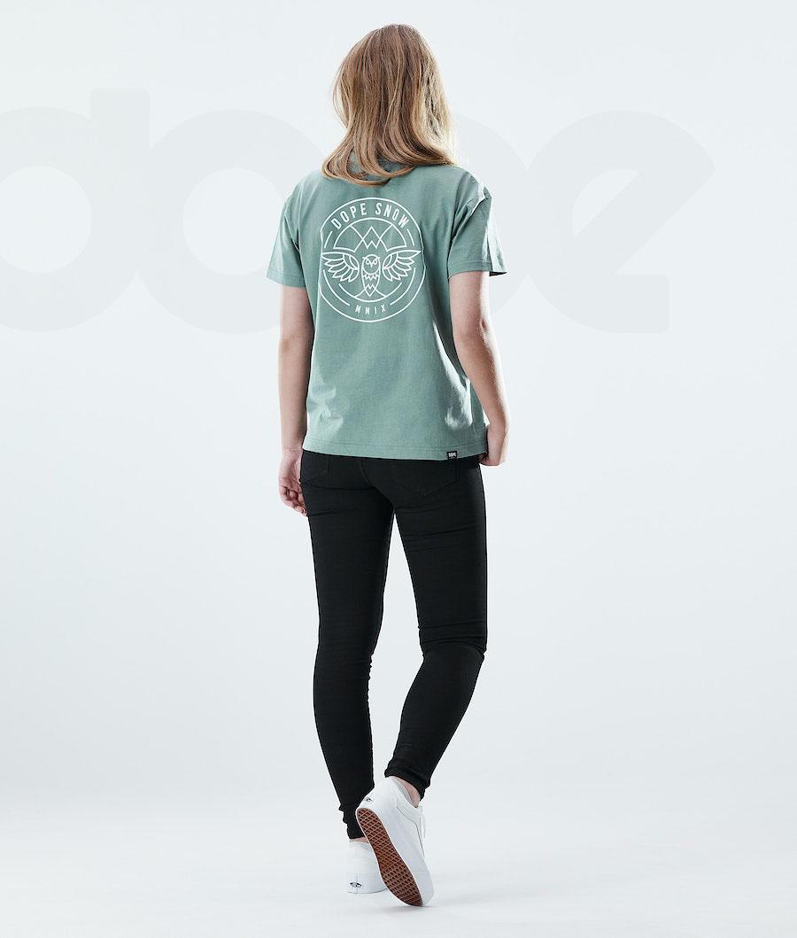 Dope Regular Beak T-shirts Dames Groen | NLZG3763