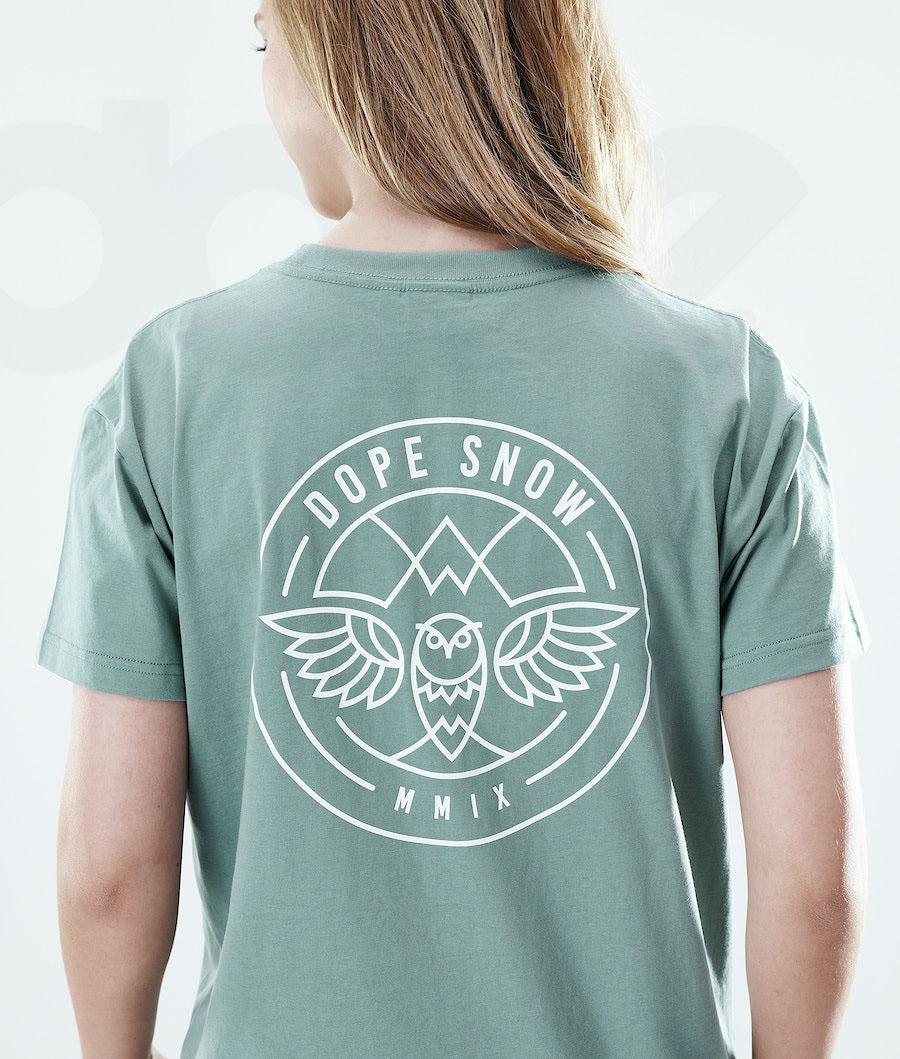 Dope Regular Beak T-shirts Dames Groen | NLZG3763