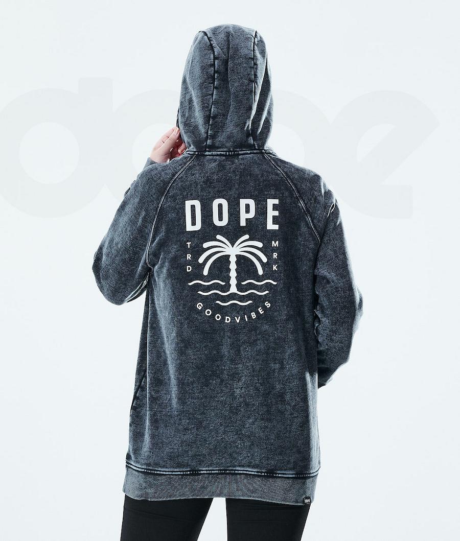 Dope Regular Palm Hoodie Dames Zwart | NLPQ3851