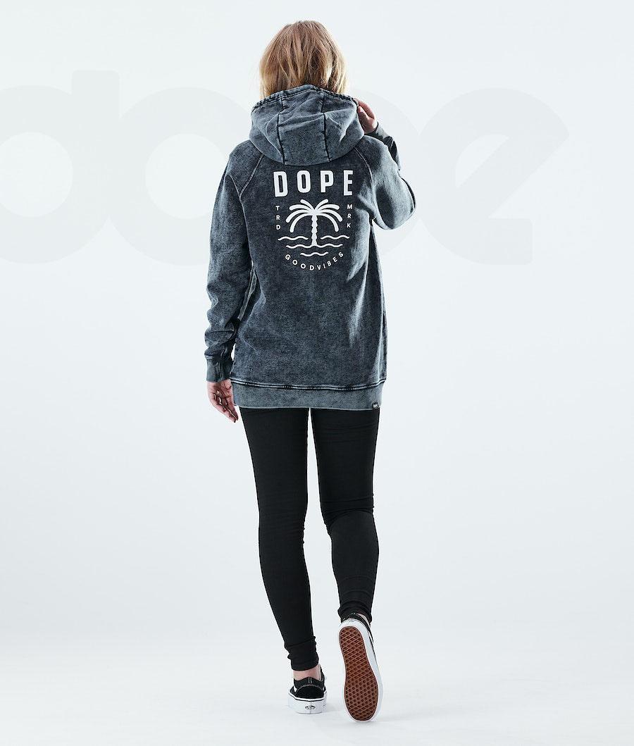 Dope Regular Palm Hoodie Dames Zwart | NLPQ3851