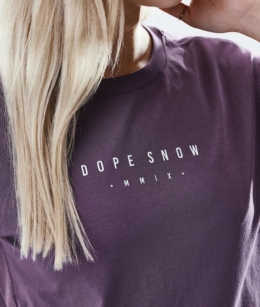 Dope Regular Range T-shirts Dames Paars | NLFM3770