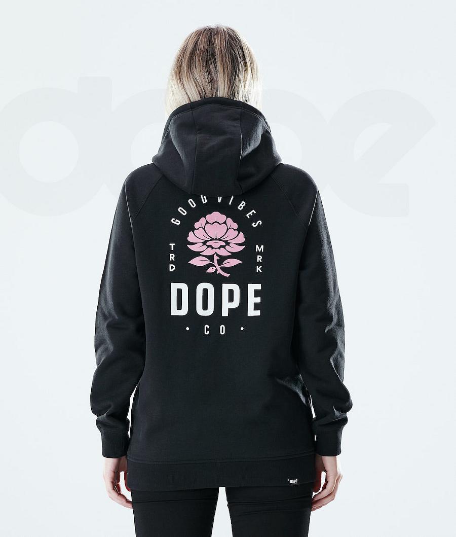 Dope Regular Rose Hoodie Dames Roze Zwart | NLIS3853