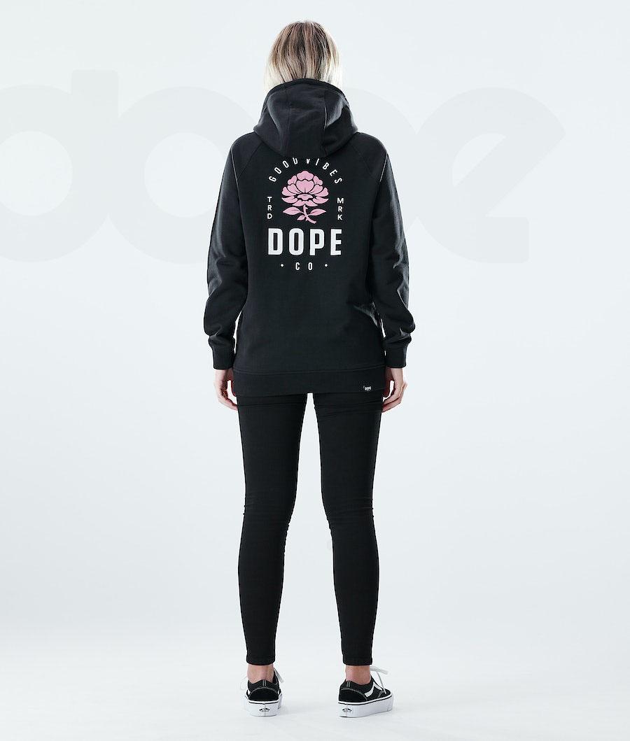 Dope Regular Rose Hoodie Dames Roze Zwart | NLIS3853