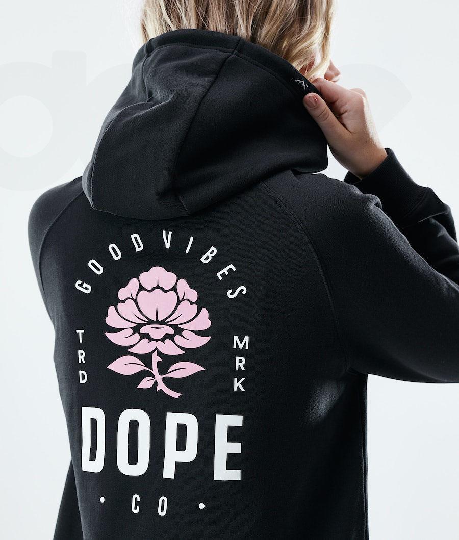 Dope Regular Rose Hoodie Dames Roze Zwart | NLIS3853