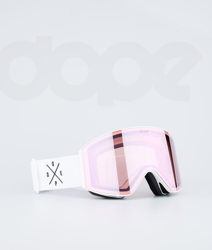 Dope Sight Lentes Dames Wit Roze | NLIS3957