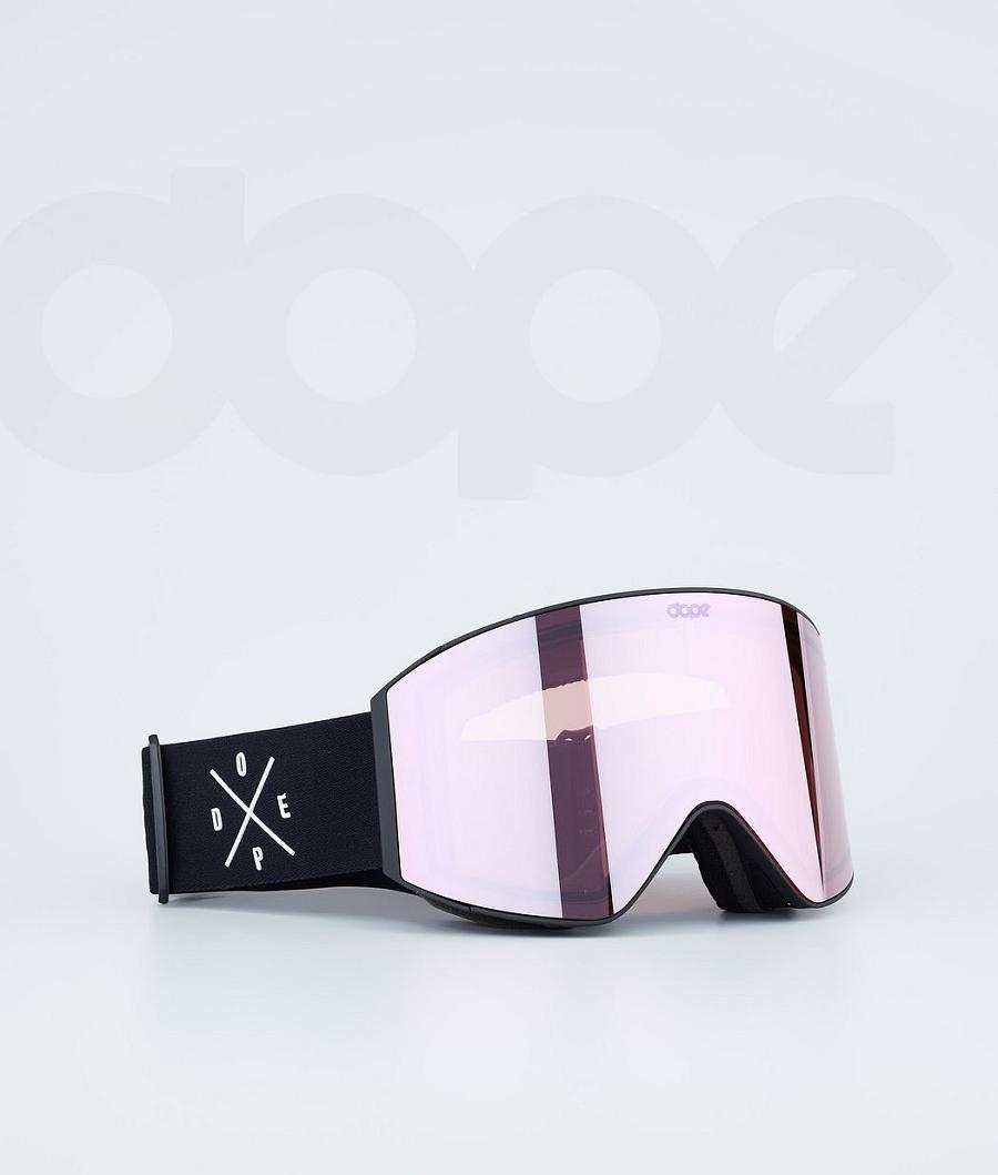 Dope Sight Lentes Heren Zwart Zwart Roze | NLJJ3118