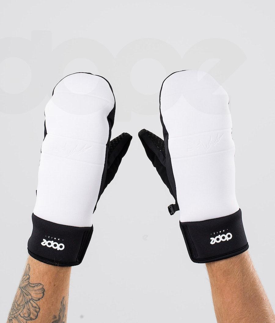 Dope Signet None Handschoenen Dames Wit Zwart | NLSO3953