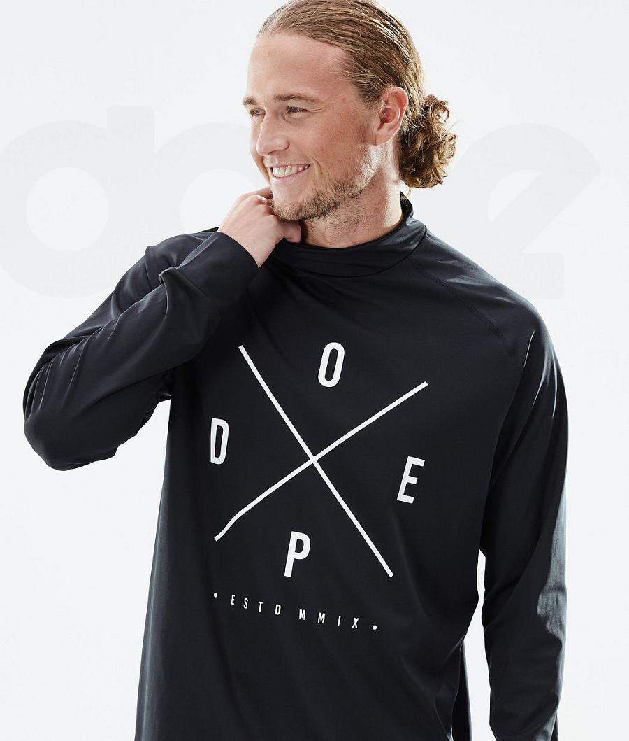 Dope Snuggle 2X-Up 2021 Basislaag Top Heren Zwart | NLHK3067