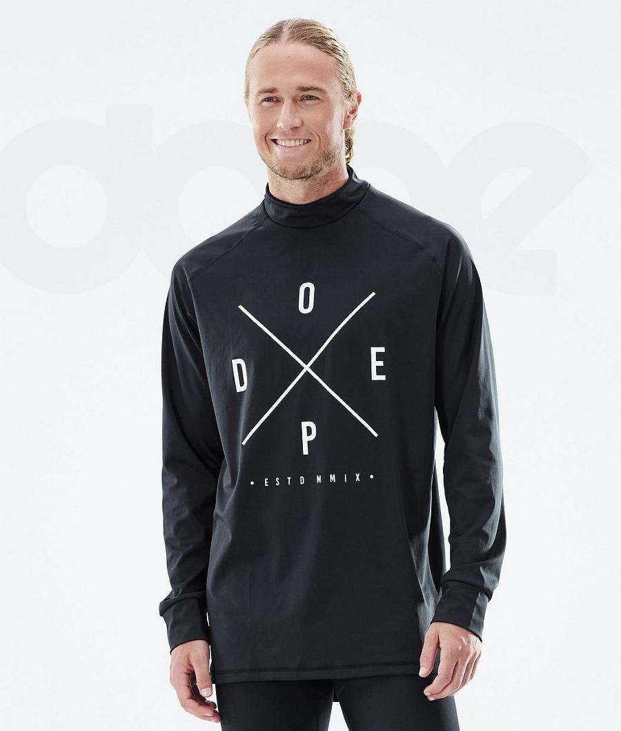 Dope Snuggle 2X-Up 2021 Basislaag Top Heren Zwart | NLHK3067