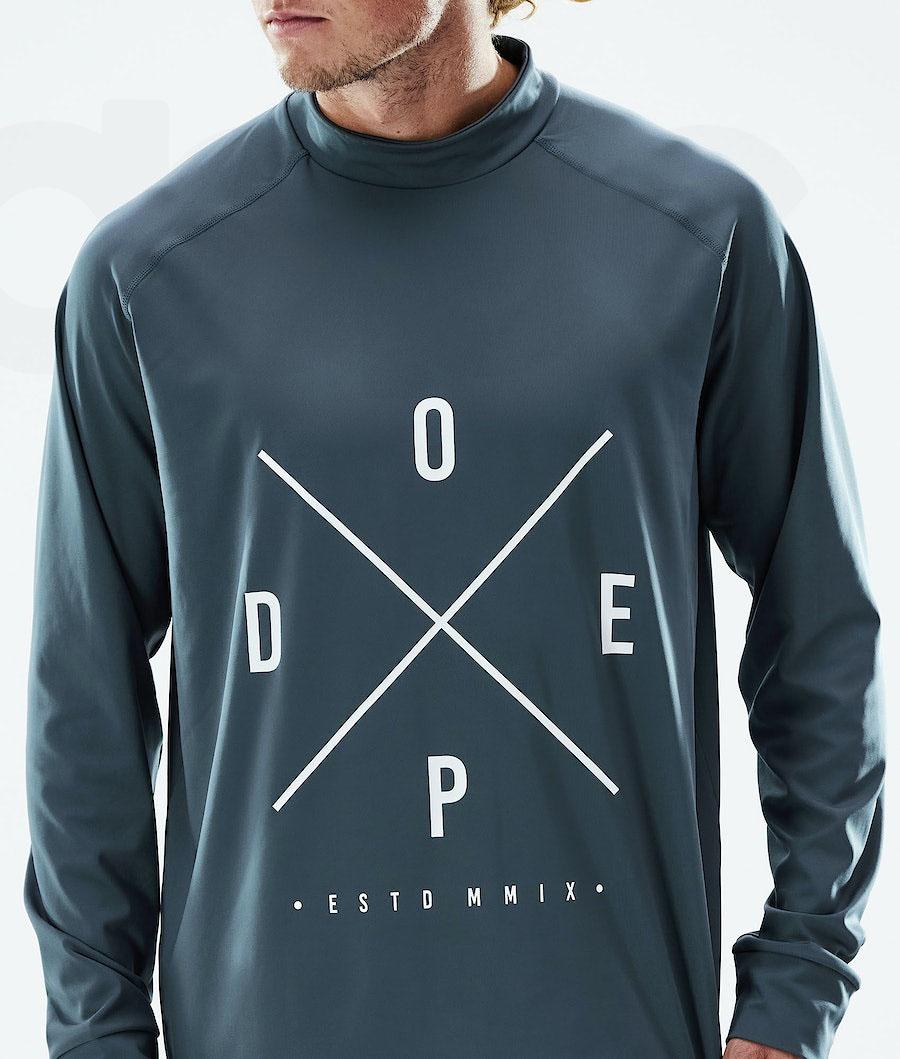 Dope Snuggle 2X-Up Basislaag Top Heren Blauw | NLUT3058