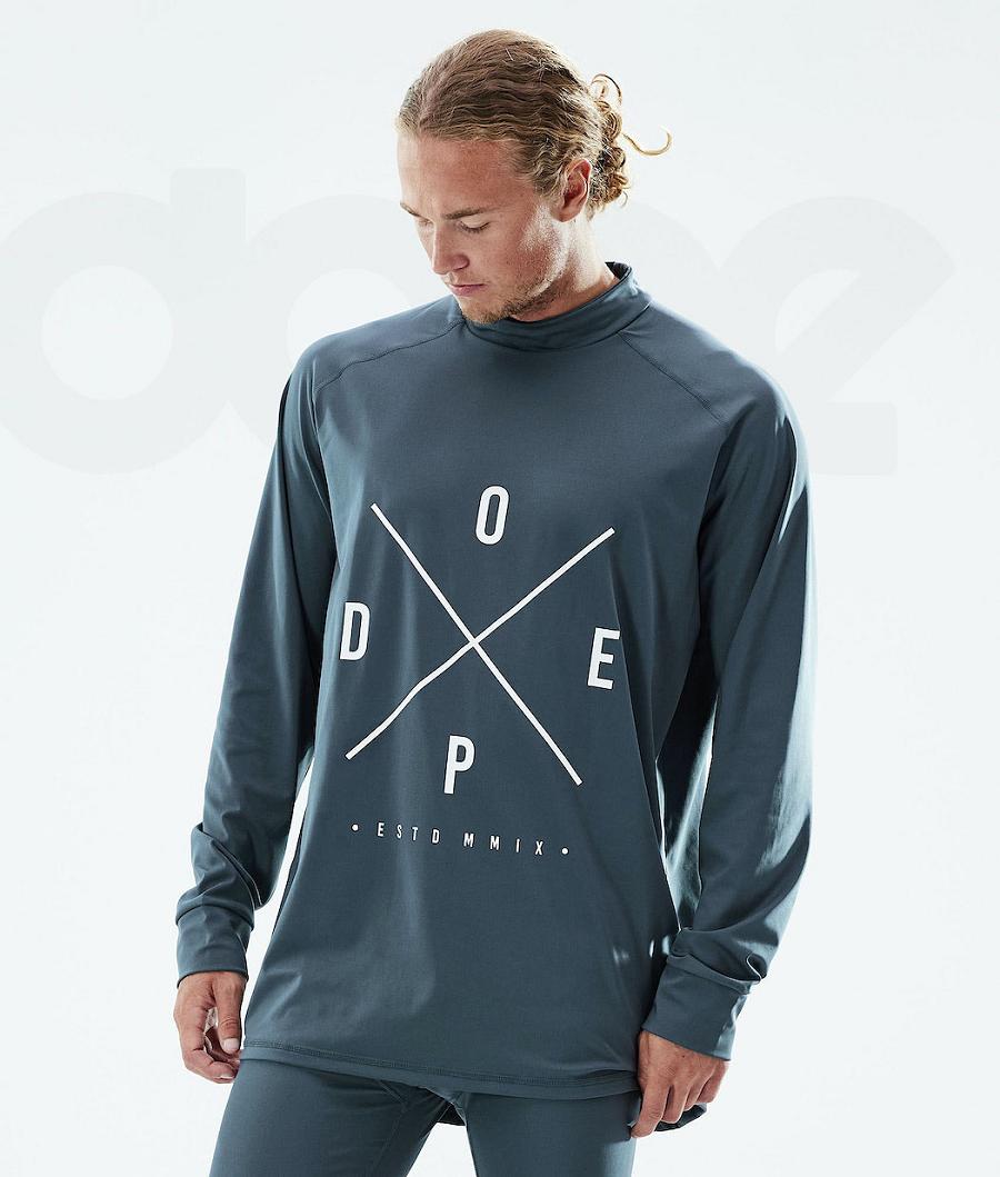 Dope Snuggle 2X-Up Basislaag Top Heren Blauw | NLUT3058