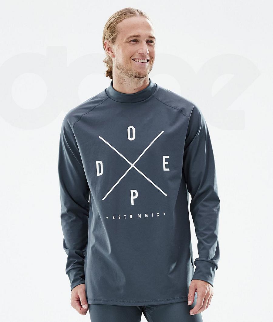 Dope Snuggle 2X-Up Basislaag Top Heren Blauw | NLWY3063