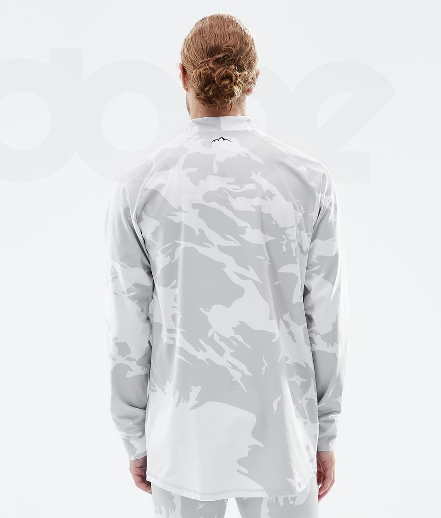 Dope Snuggle 2X-Up Basislaag Top Heren Grijs Camo | NLRW3061