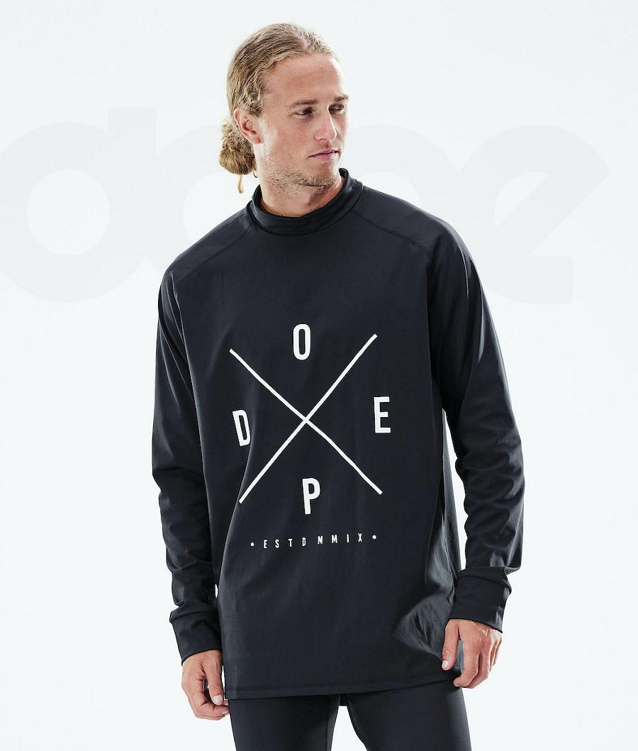 Dope Snuggle 2X-Up Basislaag Top Heren Zwart | NLNB3066