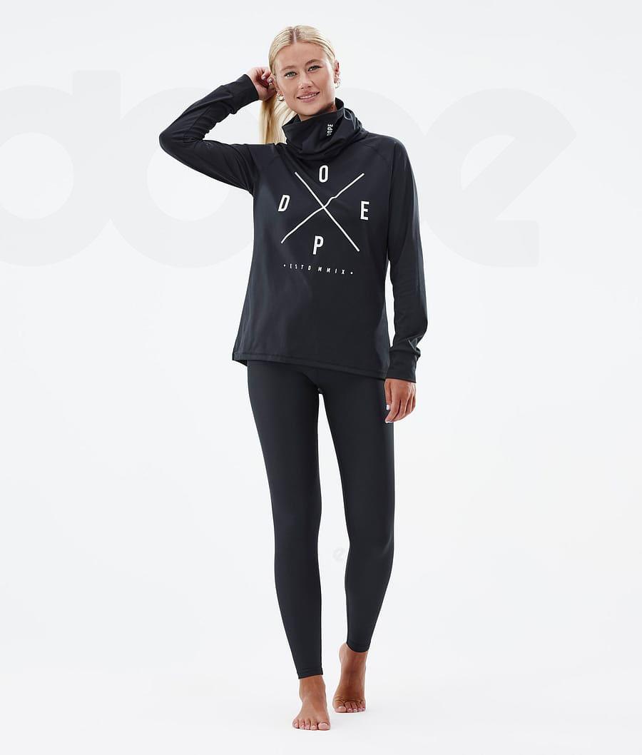 Dope Snuggle W 2X-Up 2021 Basislaag Top Dames Zwart | NLHK3897