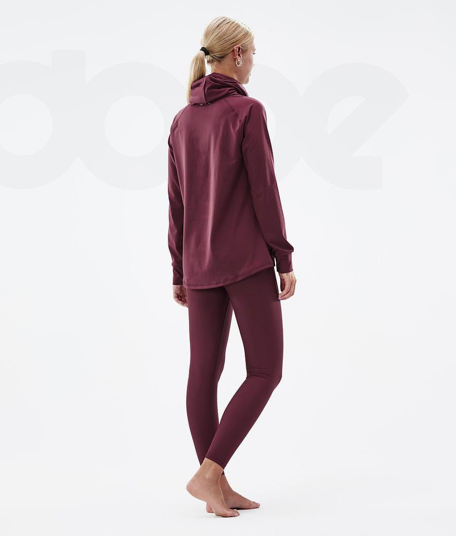 Dope Snuggle W 2X-Up Basislaag Broek Dames Bordeaux | NLQZ3912